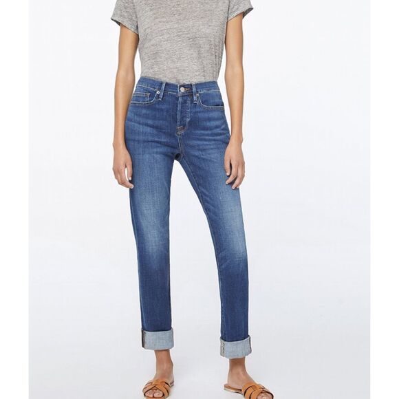 FRAME Le Beau Boyfriend Denim‎ Burnside Sz27 - Picture 1 of 5